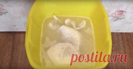 Метод отбеливания белой одежды и бюстгальтеров - Советы для тебя