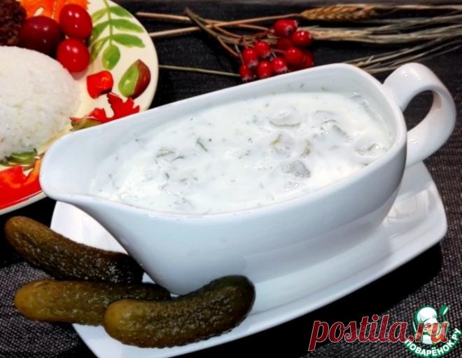 Холодный соус с огурцами – кулинарный рецепт