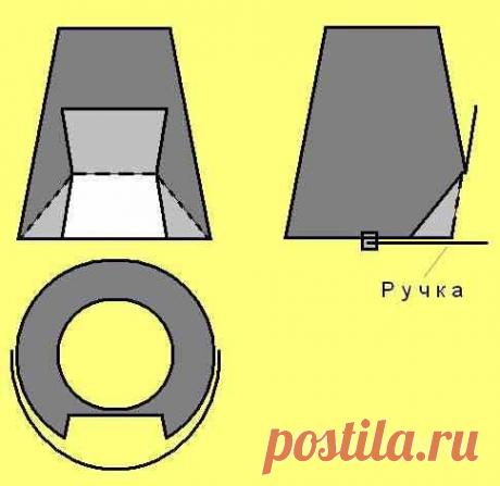 Печка на даче из старого ведра — 6 соток