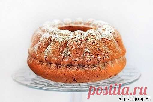 Вкусный кекс на сгущённом молоке