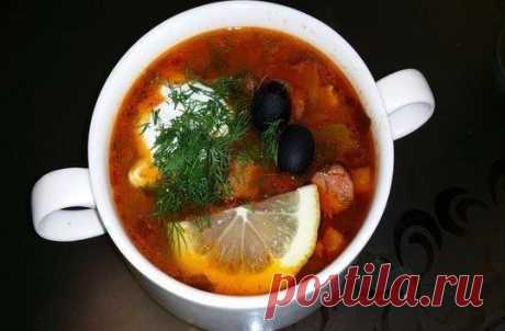 Солянка мясная для ленивых | Готовим вместе