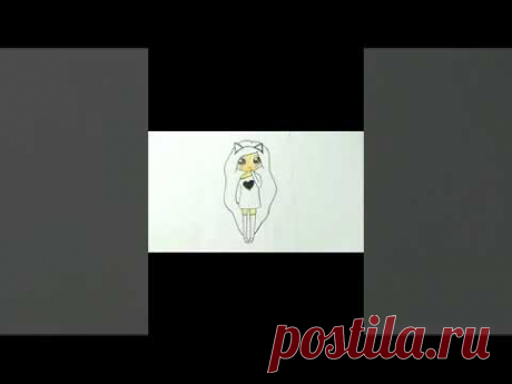 How to draw and color a girl || Como desenhar e Colorir uma menina || איך לצייר ולצבוע ילדה