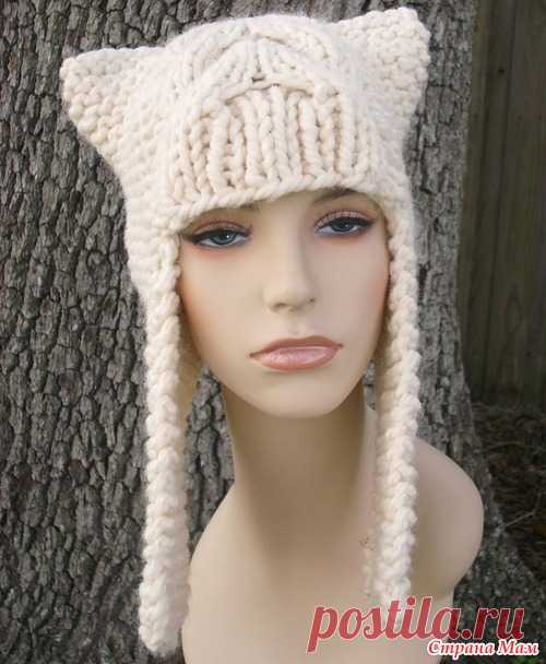 Шапки-кошки. Кто вязал отзовитесь??? - Страна Мам