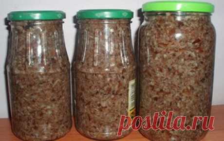 Ароматная грибная икра с овощами на зиму