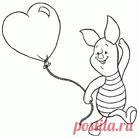 Pin The Pooh And Butterfly Coloring Pages Next Image Winnie Cake on Pinterest