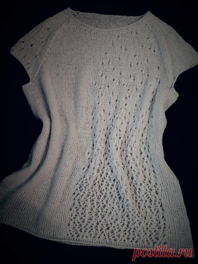 Футболка из хлопка. Узор 