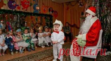 Новогодний случай. В детском саду шёл полным ходом утренник