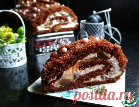 Шоколадный рулет "Мария" – кулинарный рецепт