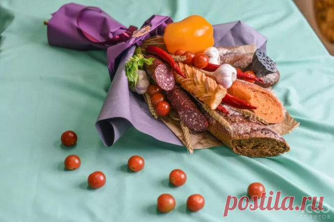 Как сделать мужской съедобный и цветочный букет для мужчины