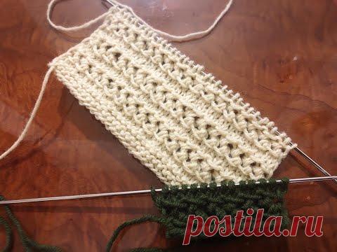 УРОК 26. ПОПЕРЕЧНЫЕ ПОЛОСЫ. АЖУРНЫЕ ПОЛОСЫ. ВЯЗАНИЕ СПИЦАМИ.