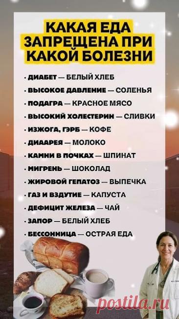 Еда и болезнь: что исключить из рациона при самых частых диагнозах