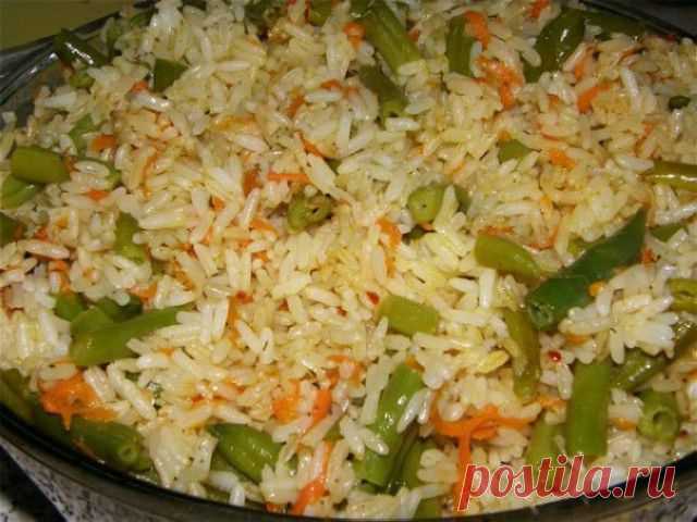 Рис с овощами в духовке  Рис с овощами в духовке