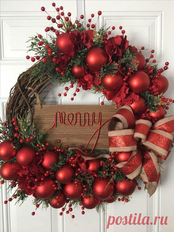 como hacer coronas de navidad para la puerta - Búsqueda de Google