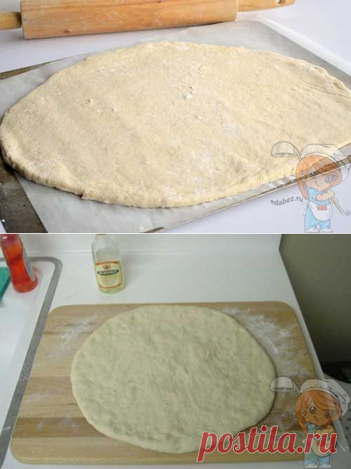 Мягкое бездрожжевое тесто для пиццы
