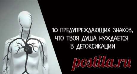 10 предупреждающих знаков, что твоя душа нуждается в детоксикации 

Детоксикация тела - распространенная вещь. Когда вредные химикаты переполняют наши тела, это вызывает токсическую перегрузку. Мы становимся вялыми и раздраженными, начинаем болеть. Необходима очистк…