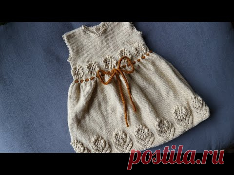 Çiçekli örgü jile elbise modelinin yapılışı  1.bölüm