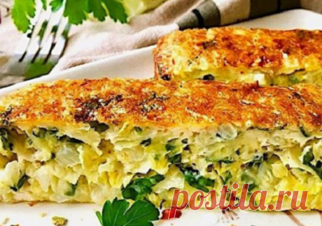 Ленивый капустник - идеальный сезонный пирог | Вкусные рецепты | Яндекс Дзен