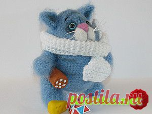 Вязаный крючком кот Об-Жорик » Клубка.Нет - Все о вязании крючком
