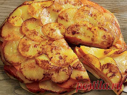 Вкусный картофель «Буланжер» 

Вам понадобится: 
- 1 кг картофеля 
- 2 головки репчатого лука 
- 60 гр. сливочного масла 
- 400 мл. молока 
- соль 
- молотый черный перец 

Приготовление: 
Очистите и нарежьте картофель тонкими ломтиками — примерно 2 мм толщиной. Лук нарежьте тонкими кольцами. Посолите и поперчите ломтики картофеля. 

Смажьте форму для запекания сливочным маслом. Выложите в форму слой картофельных ломтиков, затем слой лука, повторите так несколько раз. 

Ак...