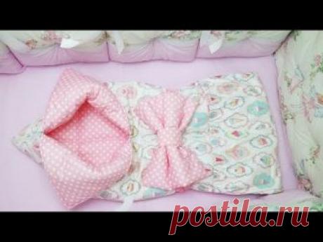 Конверт трансформер своими руками / transformed into a baby blanket