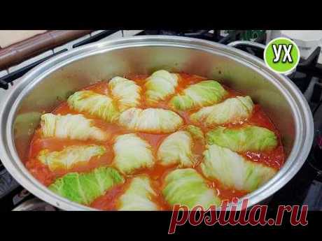 Так, это блюдо ещё не готовили: без мяса, без риса и без грибов - Голубцы "ГУСТОЙ БОРЩ" (постно)