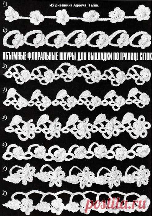 ОБЪЁМНЫЕ ФЛОРАЛЬНЫЕ ШНУРЫ