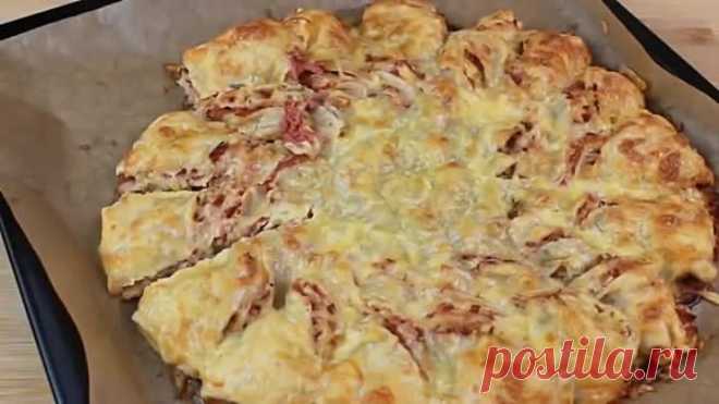 Слишком вкусная ЗАКУСКА! Проще,чем ПИЦЦА,а так ВКУСНО!