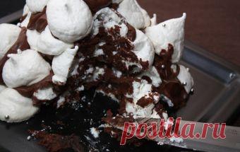 Торт из безе с шоколадным кремом / Торты / TVCook: пошаговые рецепты c фото