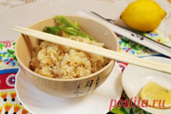 Рис с чесноком. Вроде так просто, а как вкусно получается! Такой рис намного вкуснее отварного!