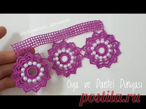 1179 Şıkır Şıkır Çeyizlerin Gözdesi Olacak incili Havlu Kenarı Yapımı