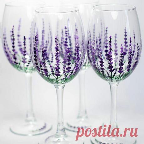 Роспись стеклянной посуды