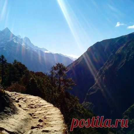Горная тропа.
#непал,#гора,#тропа,#гималаи,#путешествия,#треккинг.