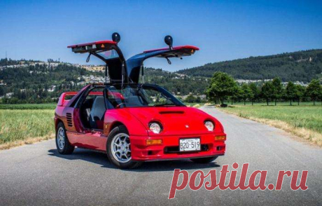 Mazda Autozam AZ-1: маленький спортивный автомобиль с «крыльями чайк . Тут забавно !!!