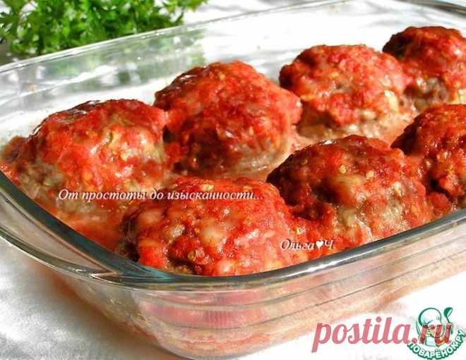 Шарики из индейки в томатном соусе – кулинарный рецепт