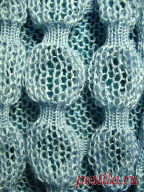 Красивый узор спицами (Уроки и МК по ВЯЗАНИЮ) | Журнал Вдохновение Рукодельницы