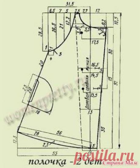 Шикарное пальто летящего силуэта. Выкройка