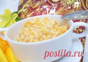 Рецепт приготовления каши из тыквы с пшеном Каша из тыквы на молоке с пшеном, корицей и орехами. Блюдо очень легко приготовить, в зависимости от ингредиентов можно подавать как сладкий десерт