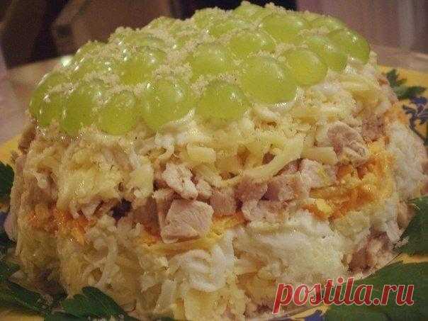 Салат слоеный с курицей - МирТесен