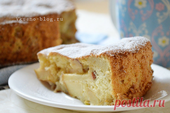 Рецепт шарлотки с яблоками в духовке