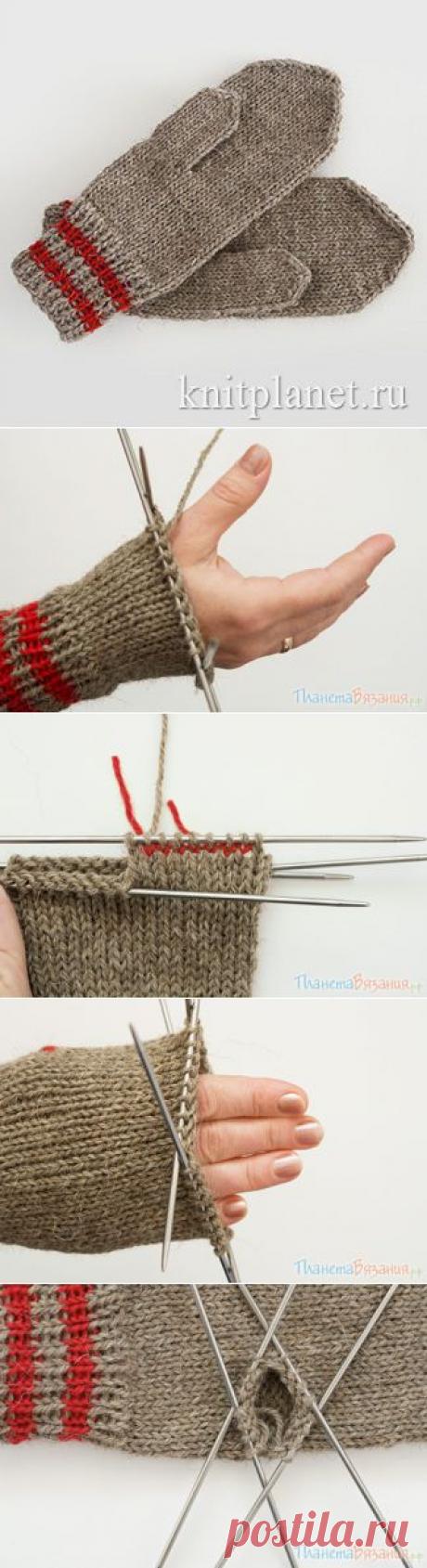 Как связать варежки - пособие для начинающих