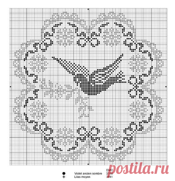 Птички прилетели: схемы для вышивки