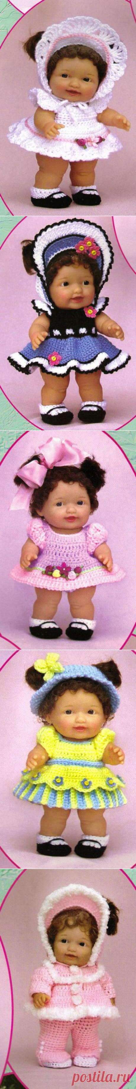 Куколки - одежда крючком - идеи