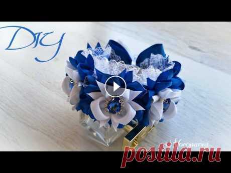 Шикарное украшение на гульку / пучок / МК Канзаши / DIY Ribbon Flowers #Янина_Воропаева #Канзаши #Украшения_для_школы Всем привет!!! В этом МК я покажу как сделать простое, но безумно красивое украшение для школы...Присое...