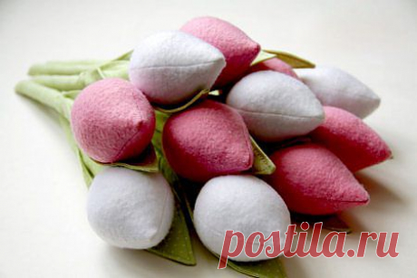 Как сшить тюльпаны тильда - мастер класс и выкройка