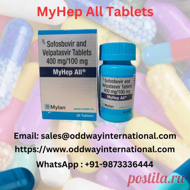 Myhep All Tablet представляет собой комбинацию двух противовирусных препаратов. Это рецептурное лекарство используется для лечения хронической инфекции, вызванной вирусом гепатита С (ВГС). Он борется с вирусами, чтобы устранить инфекци

Свяжись с нами:
WhatsApp: +91-9873336444
Электронная почта: sales@oddwayinternational.com
Веб-сайт: https://www.oddwayinternational.com/myhep-all-tablets-velpatasvir-sofosbuvir