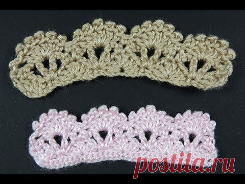 Вязаная крючком кайма