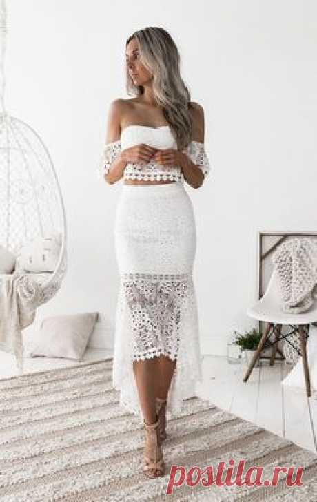 2 pieces white lace homecoming dresses, cute sweetehart high low prom party dress, bodycon dress for women