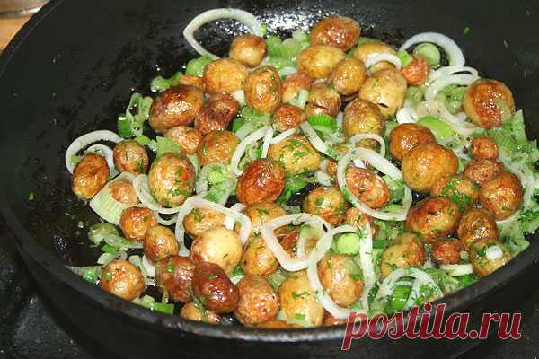 Очень вкусный вариант приготовления молодого картофеля