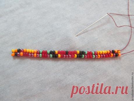 Бисерное ткачество: создаем красочный гердан - Ярмарка Мастеров - ручная работа, handmade