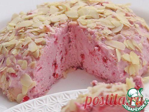 Творожно-клюквенное мороженое - кулинарный рецепт